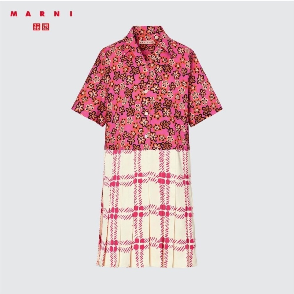 Marni x Uniqlo Pleated Dress